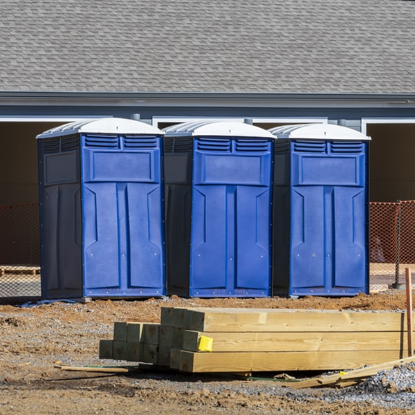 what is the maximum capacity for a single portable restroom in Great Neck Gardens New York